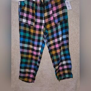 Colorful Checkered Pajama Pants